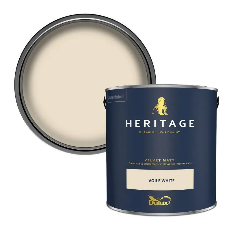 Dulux Heritage Matt Emulsion - Voile White 2