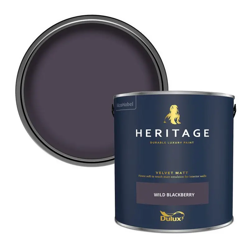 Dulux Heritage Matt Emulsion - Wild Blackberry 2