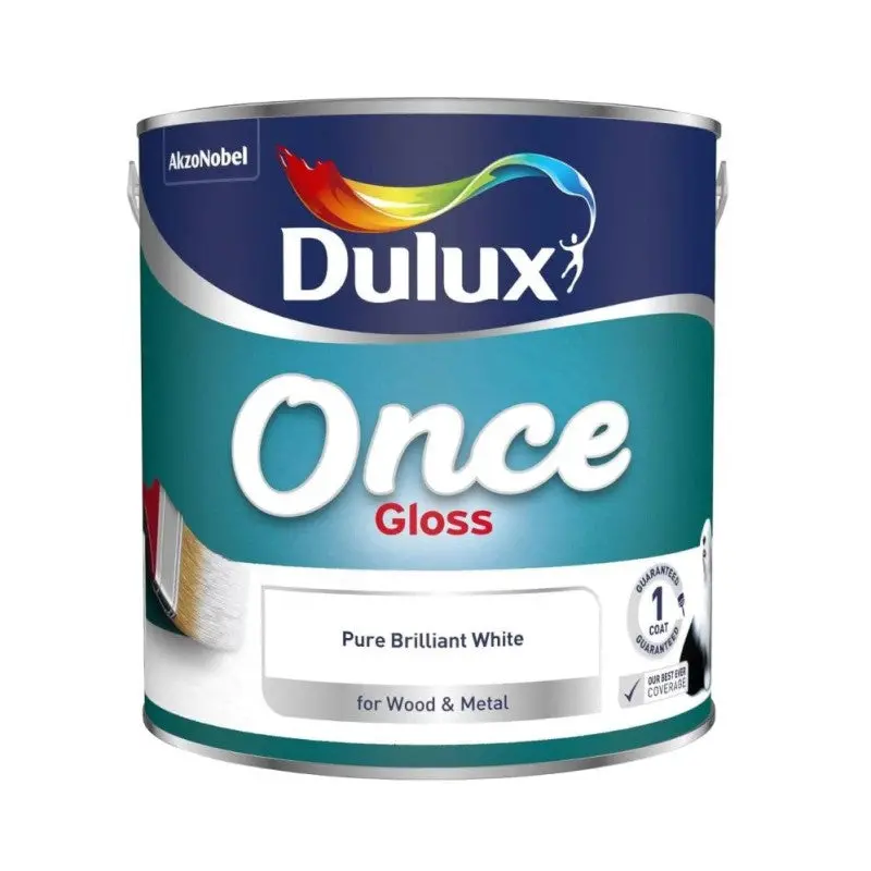 Dulux Once Gloss - Pure Brilliant White 1