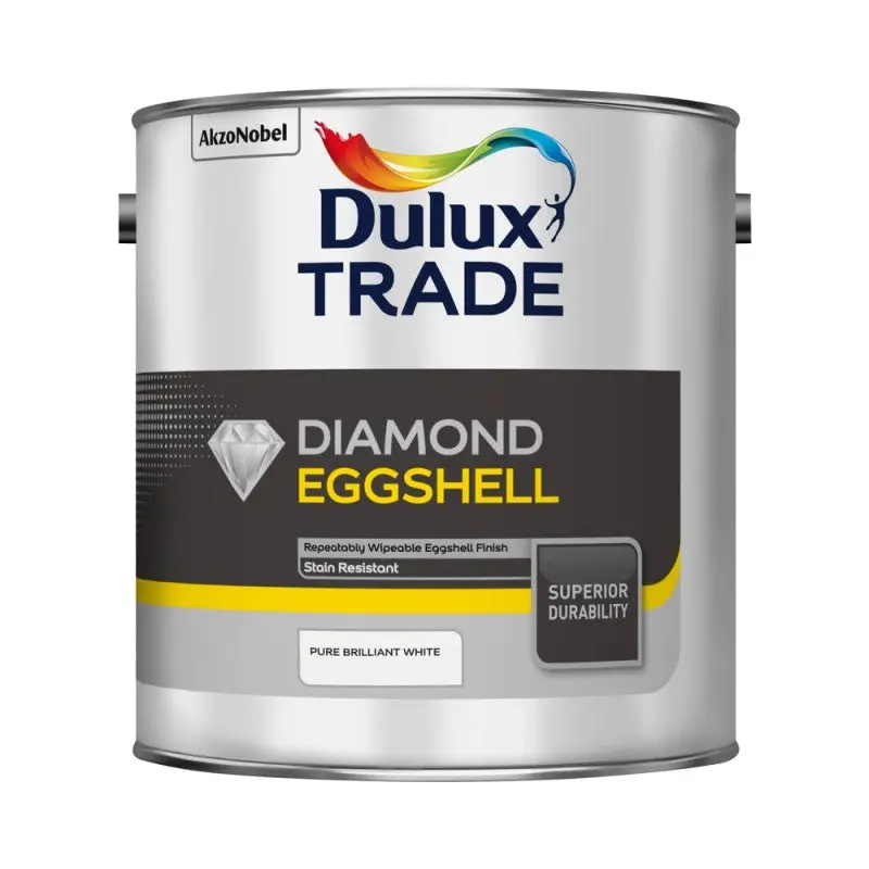 Dulux Trade Diamond Eggshell - Pure Brilliant White 1
