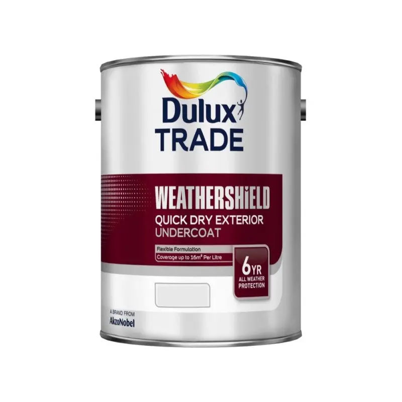 Dulux Trade Weathershield Quick Dry Exterior Flexible Undercoat - Colour Match 1