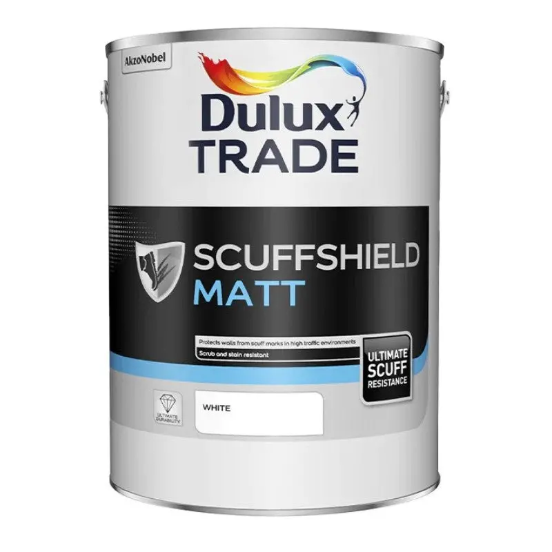 Dulux Trade Scuffshield Matt Paint - White 1