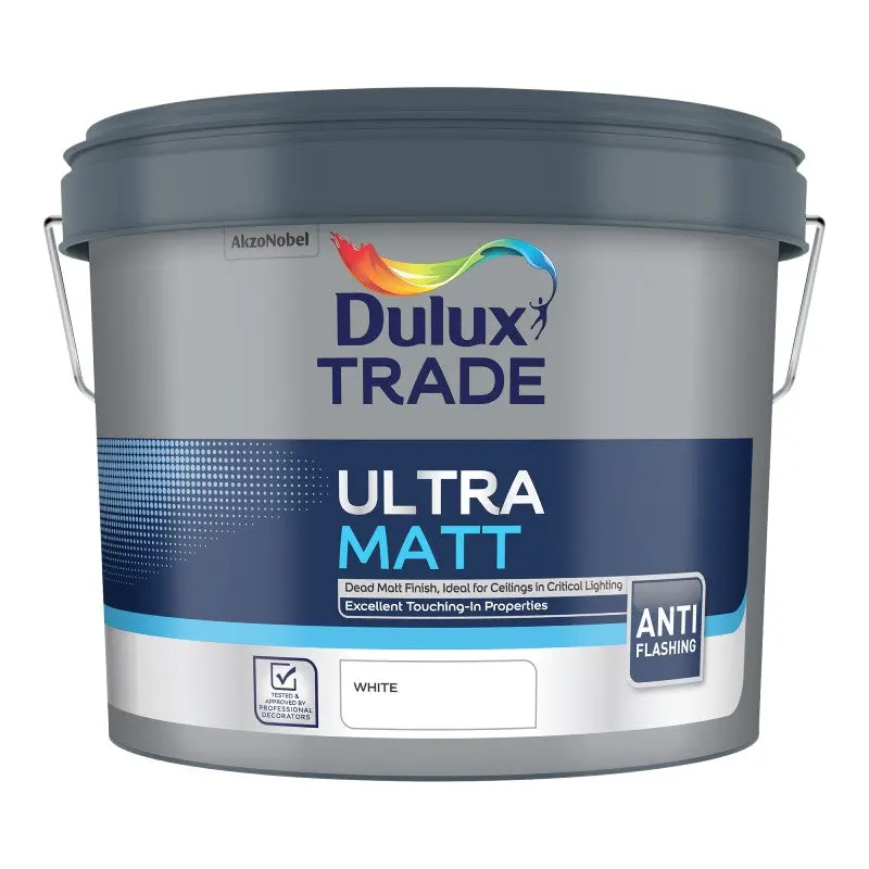 Dulux Trade Ultra Matt Paint - White 1