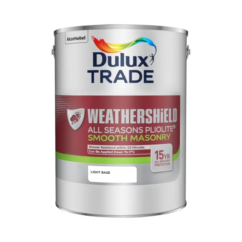 Dulux Trade Weathershield All Seasons Pliolite Masonry - Tinted Colours 1