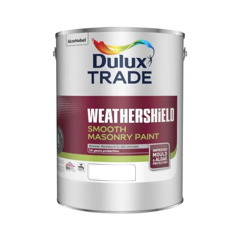 Dulux Trade Weathershield Smooth Masonry Colour Match Paint 1