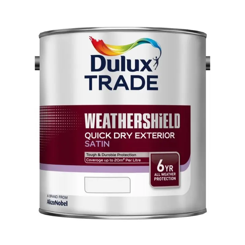 Dulux Trade Weathershield Quick Dry Exterior Satin - Colour Match 1