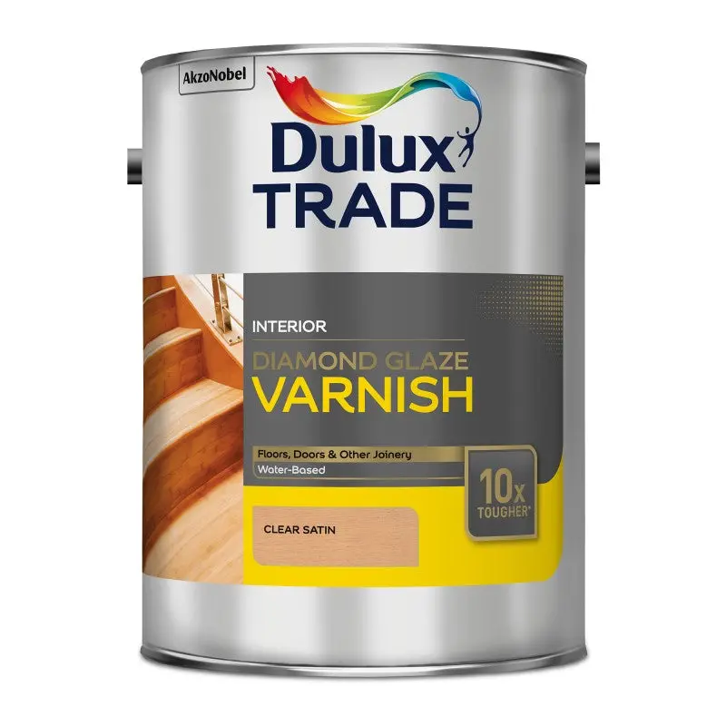 Dulux Trade Diamond Glaze Varnish - Clear 1