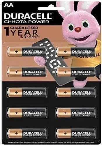 Duracell Aa Alkaline Batteries - Pack Of 10 1