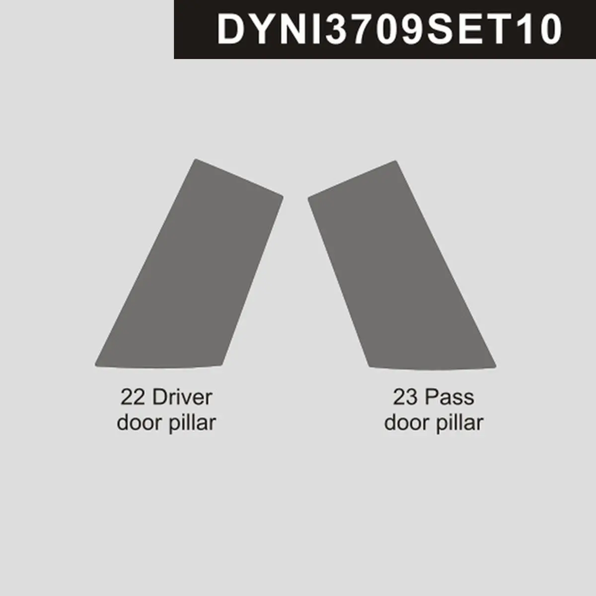 Dynacarbon™ Door Pillars Trim For Nissan 370Z 2009-2020 1