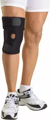 Dyna Wrap Around Knee Support-Universal Knee, Calf & Thigh Support  (Black) 1