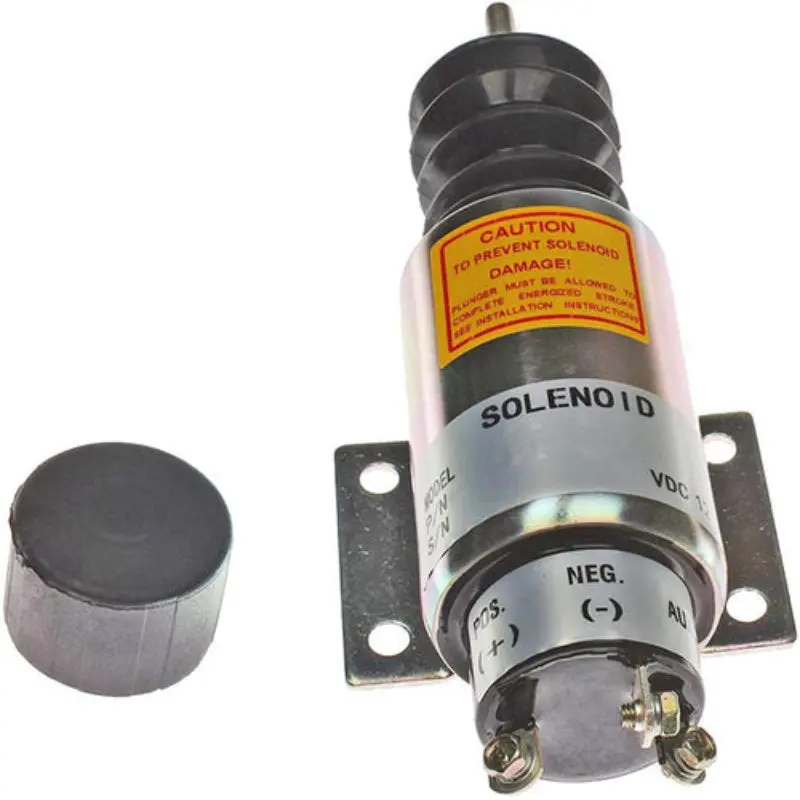 12V 2000-4505 2001-12E2u1b1s1a Fuel Stop Solenoid Valve With 3 Terminals Fits For Woodward 2000 Series 1
