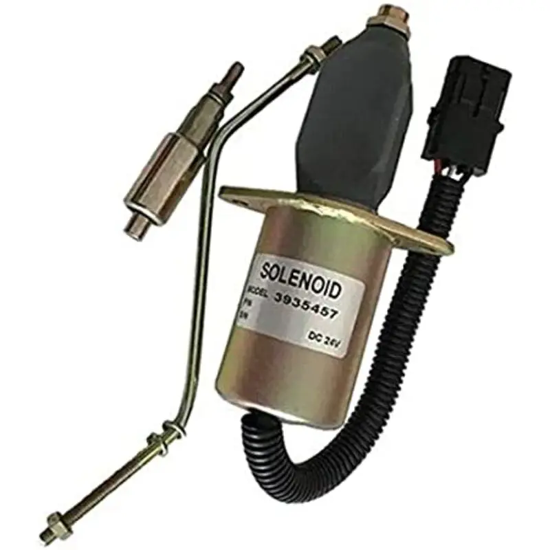 24V 3935457 Sa-4762-24 Stop Solenoid Fits For Cummins 6Bt 5.9L, 8.3L Engine 1