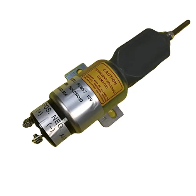 12V Sa-3933-12 1751-12E7u1b1s5a Sa-3766T-12 Fuel Stop Solenoid Valve Fits For Caterpillar 3064 3066 For Cummins 1
