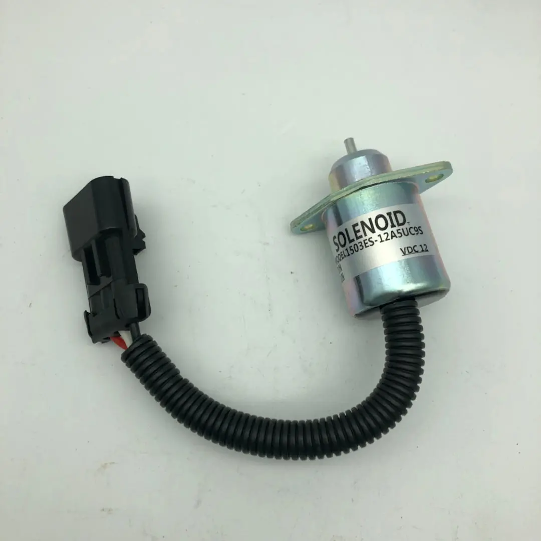 12V 25-15230-01 Fuel Stop Solenoid Fits For Carrier Maxima Supra Kubota D1105 V1505 1