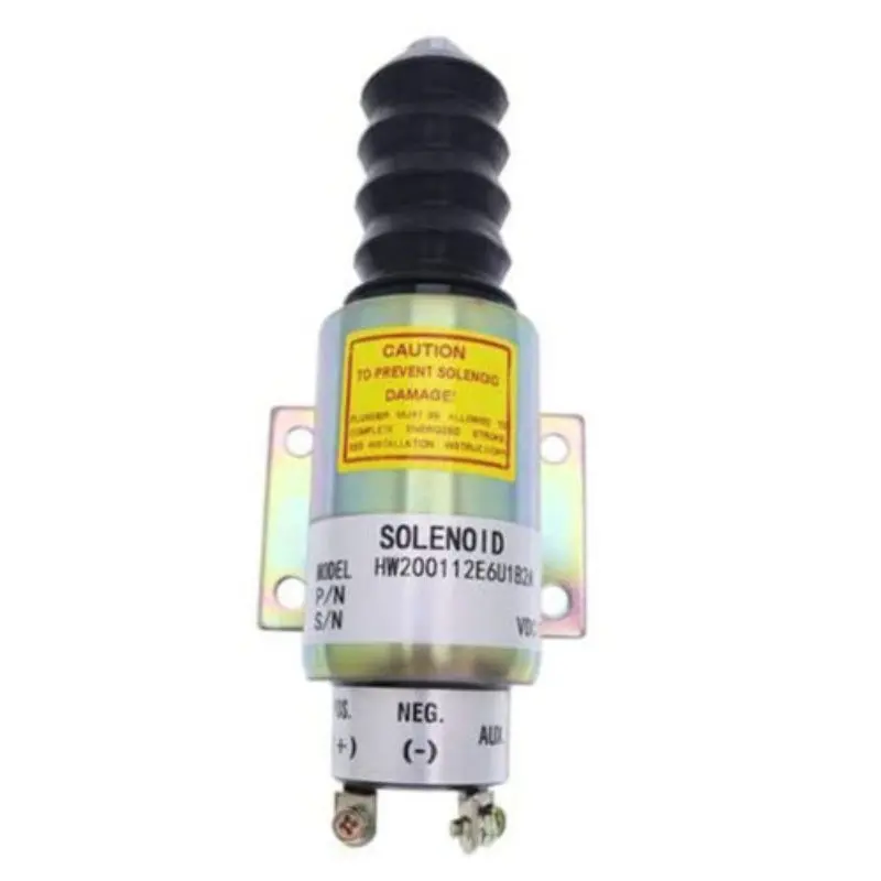 12V/24V 2001-12E6u1b1s1 Sa-3069-12 Fuel Stop Solenoid Valve Fits For Woodward 2000 Series Compatible With Cummins Engine 1