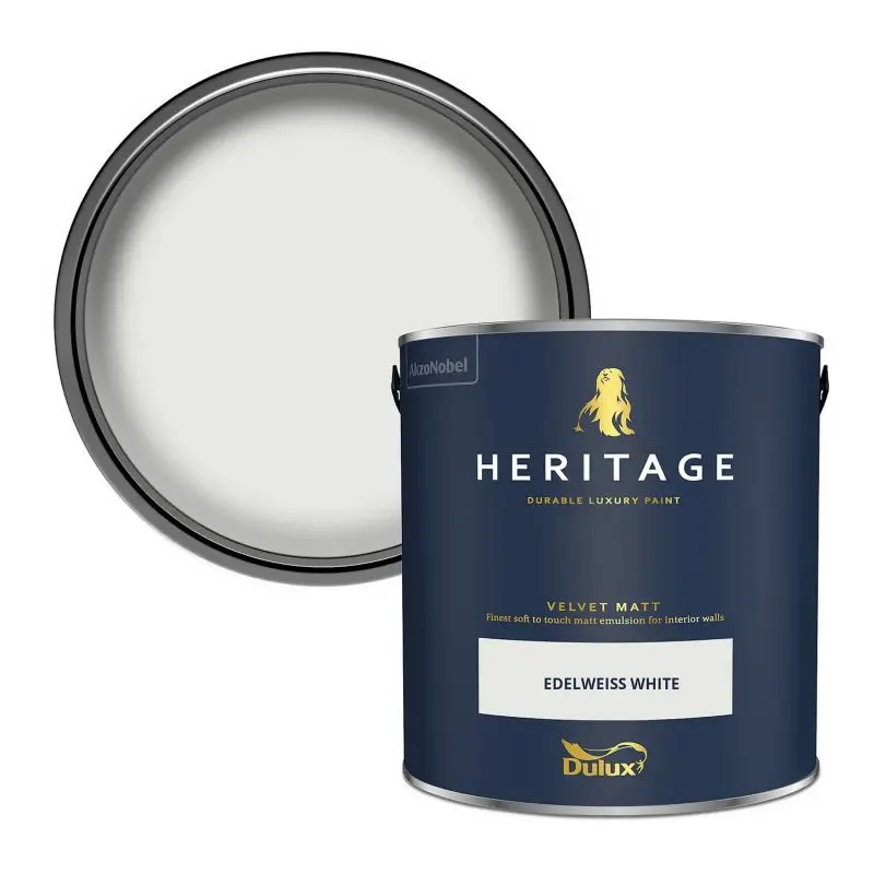 Dulux Heritage Matt Emulsion - Edelweiss White 2