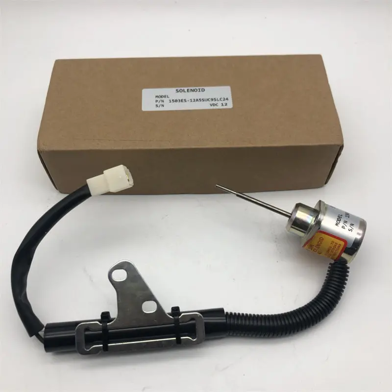 Diselmart 12V 1503Es-12A5suc9slc Shut Off Solenoid Fits For Kubota D722 D782 Engine Assy 2