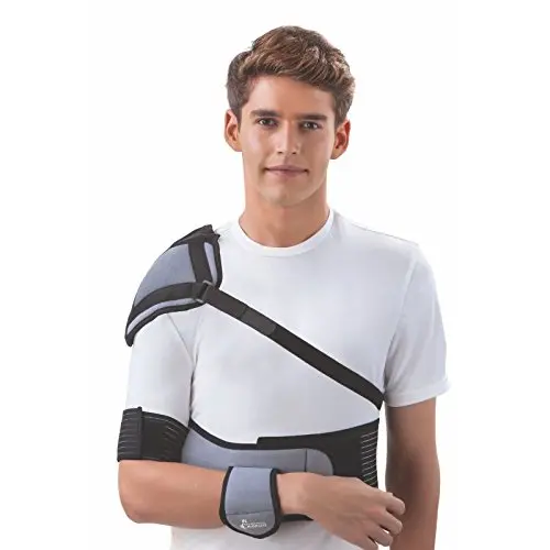 Dyna Elastic Shoulder Immobiliser-With Shoulder Cup For Complete Immobilisation (Medium(For Chest Circumference Of 80-90 Cm)) 1