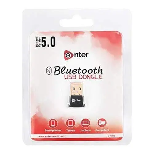 Enter Bluetooth Dongle Bluetooth Version 5.0 Adapter Usb 2.0 / 3.0 20M Range And Dual Mode Signal Transistor 1