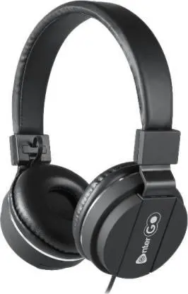 Entergo Enter Go Astra Wired Headset Wired Headset  (Black, On The Ear) 1