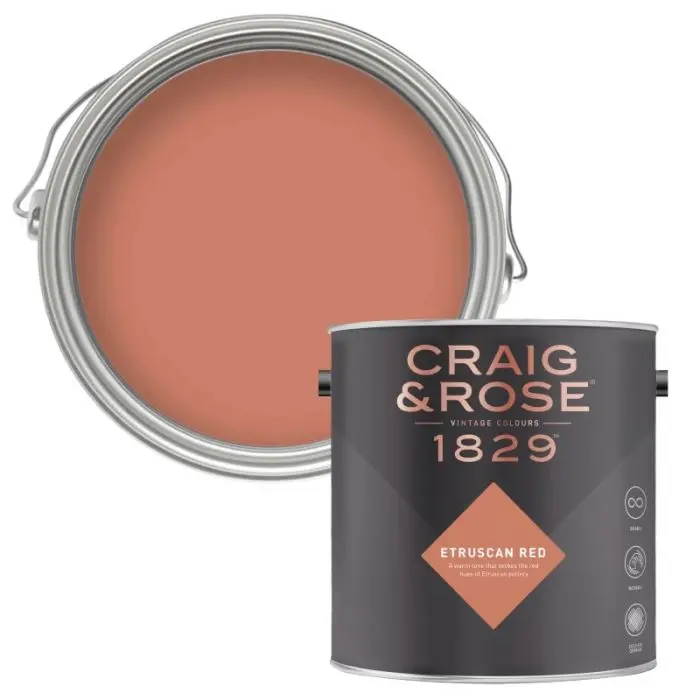 Craig & Rose 1829 Paint - Etruscan Red 1