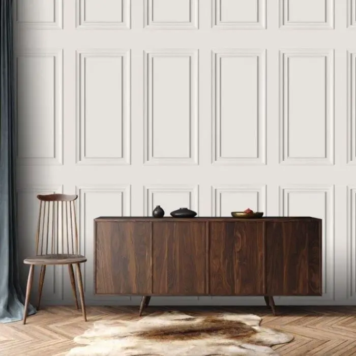 Extra Large Wainscoting Wood Panel Wallpaper 1