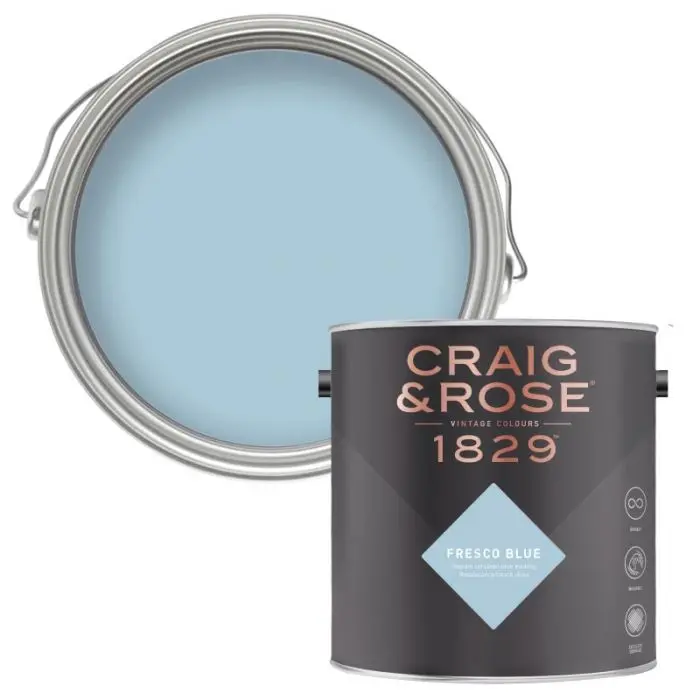 Craig & Rose 1829 Paint - Fresco Blue 1