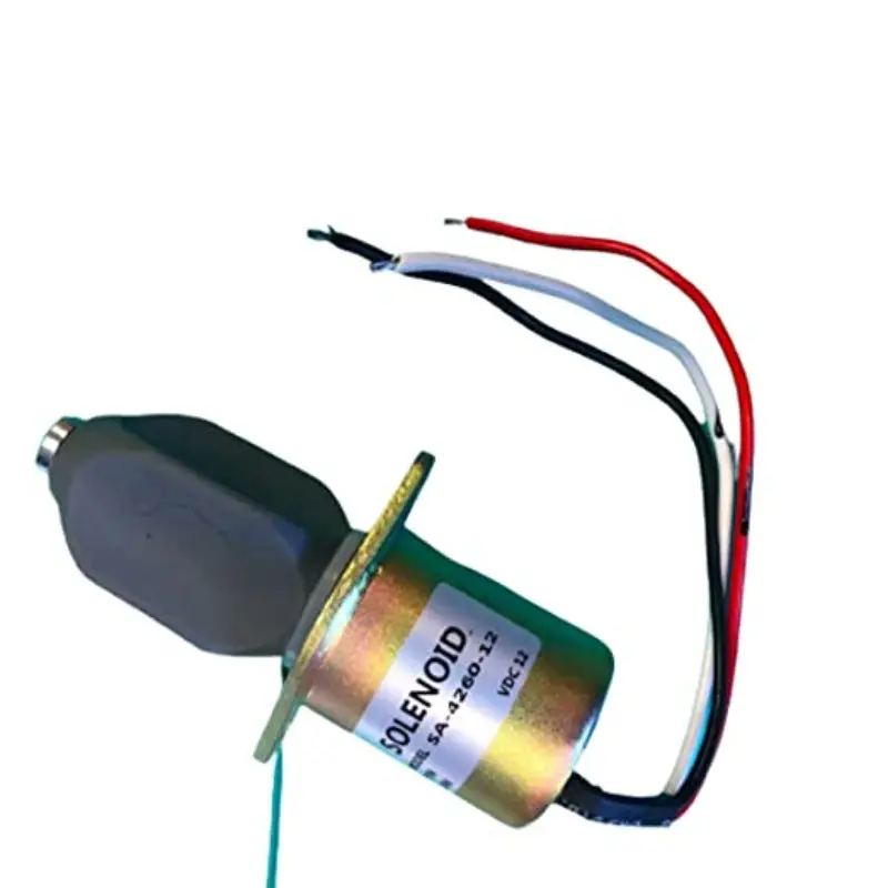 12V 1753Es12a6uc3b1 Sa-4754-12 Fuel Stop Solenoid Valve Fits For Synchro Start Yanmar 3934972 3832211 3919422 392715 1