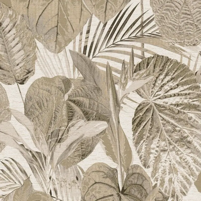 Grand Palm Tropical Leaf Wallpaper 1