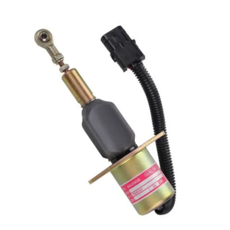 24V 37Z36-56010-A C3977620 Fuel Shutoff Solenoid Fits For Cummins 6Ct Engine 1