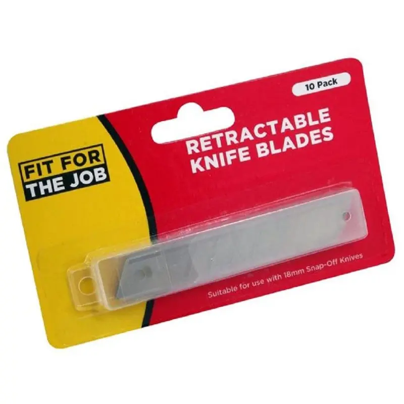 Fit For The Job Snap Off Knife Blades 18Mm (10 Pack) 1
