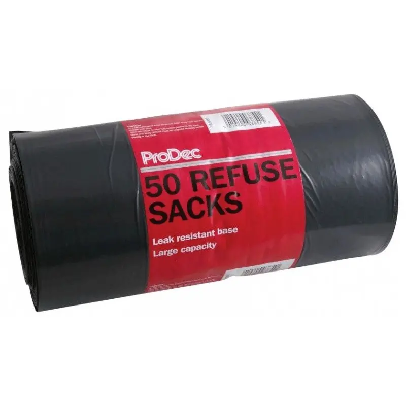 Prodec Bin Refuse Sacks (Pack Of 50) 1
