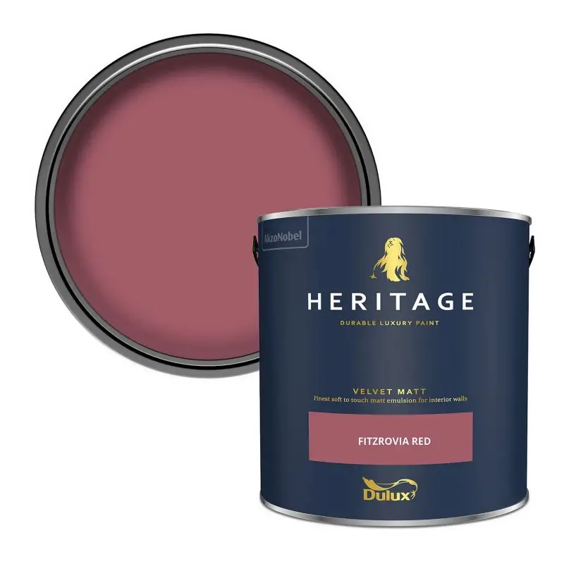 Dulux Heritage Matt Emulsion - Fitzrovia Red 2