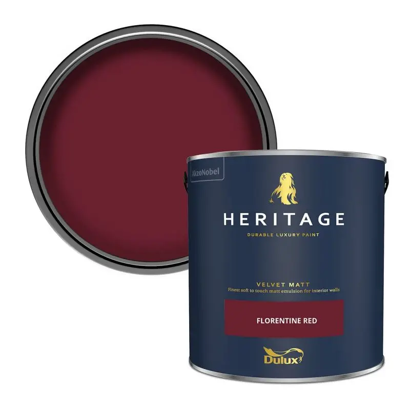 Dulux Heritage Florentine Red - Matt Emulsion 2