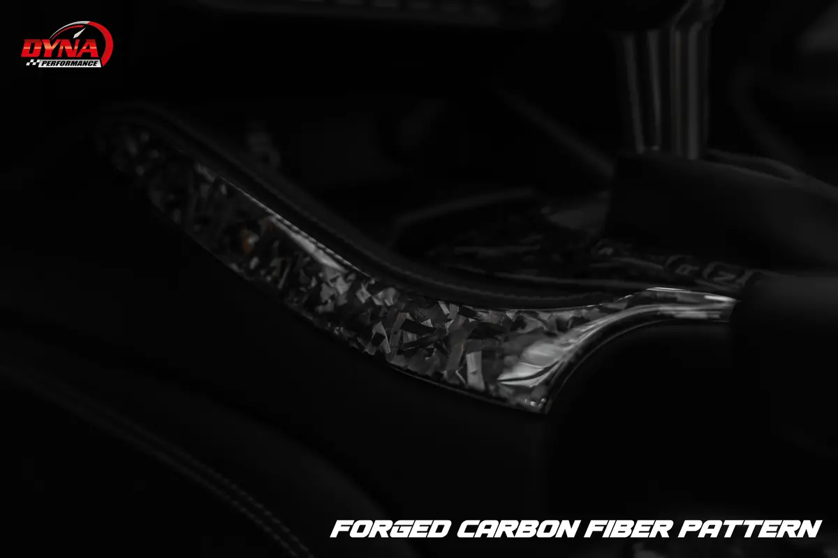 Dynacarbon™ Carbon Lhd Full Center Console Shifter Trim For Ford Mustang 2024-2026 9