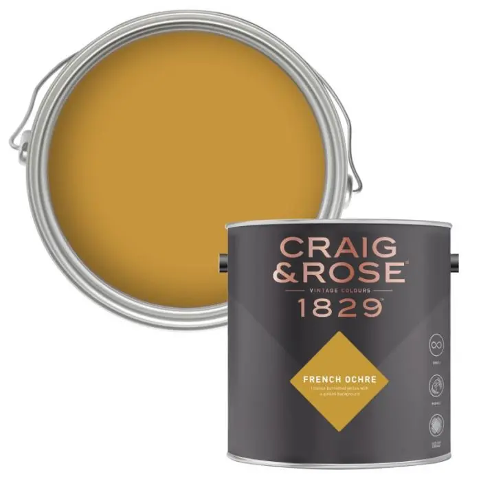 Craig & Rose 1829 Paint - French Ochre 1