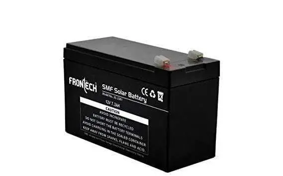 Frontech Smf Solar Battery 12V 7.2Ah Ups Rechargeable Battery 1