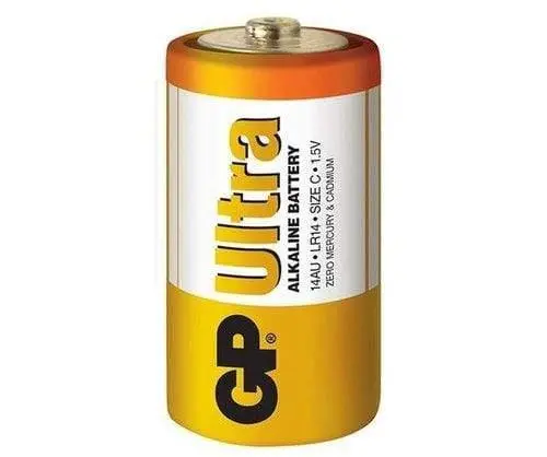 Gp Ultra Alkaline C Size Battery 1