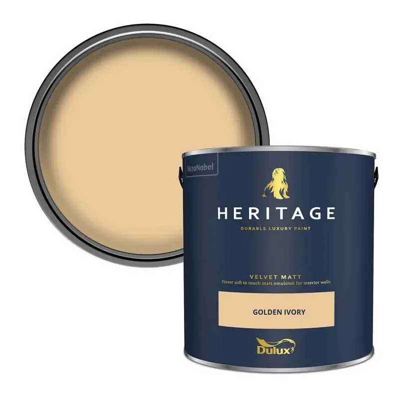 Dulux Heritage Matt Emulsion - Golden Ivory 2