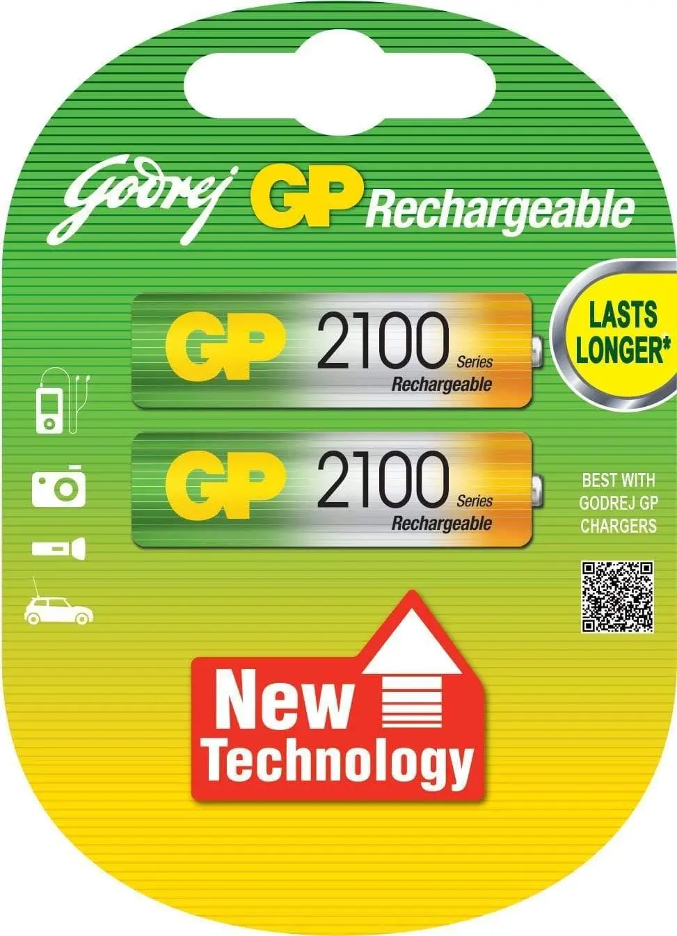 Godrej Gp Plastic 2100 Nimh Aa Gp Rechargeable Battery 1