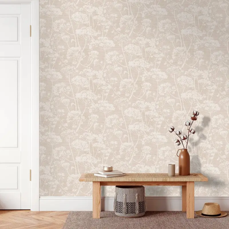 Cow Parsley Floral Trail Wallpaper 1