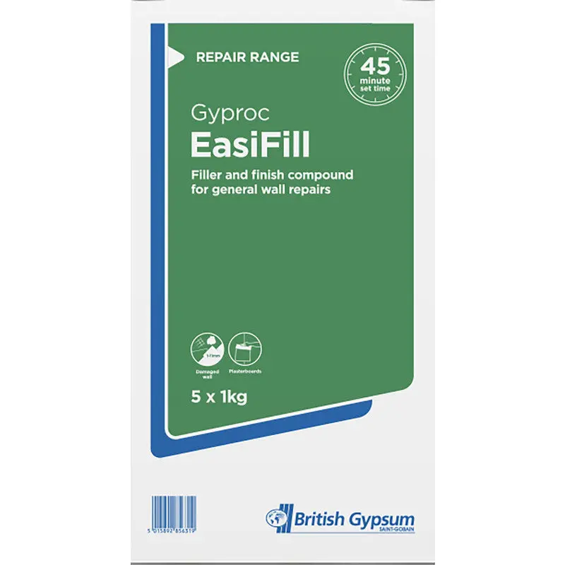 Gyproc Easifill Filler 5Kg (5 X 1Kg) 1