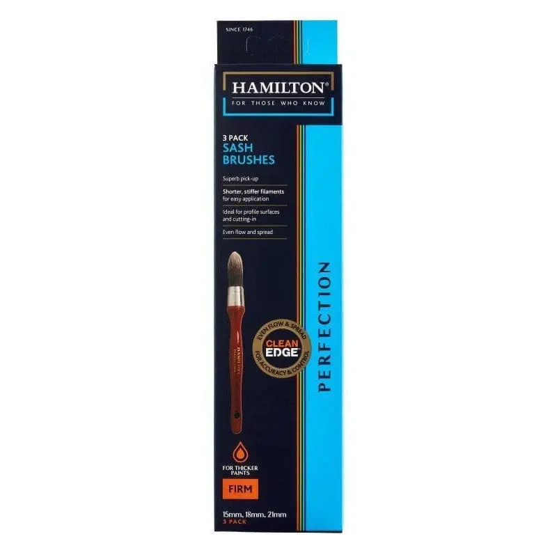 Hamilton Perfection Sash Brush - 3 Pack 1