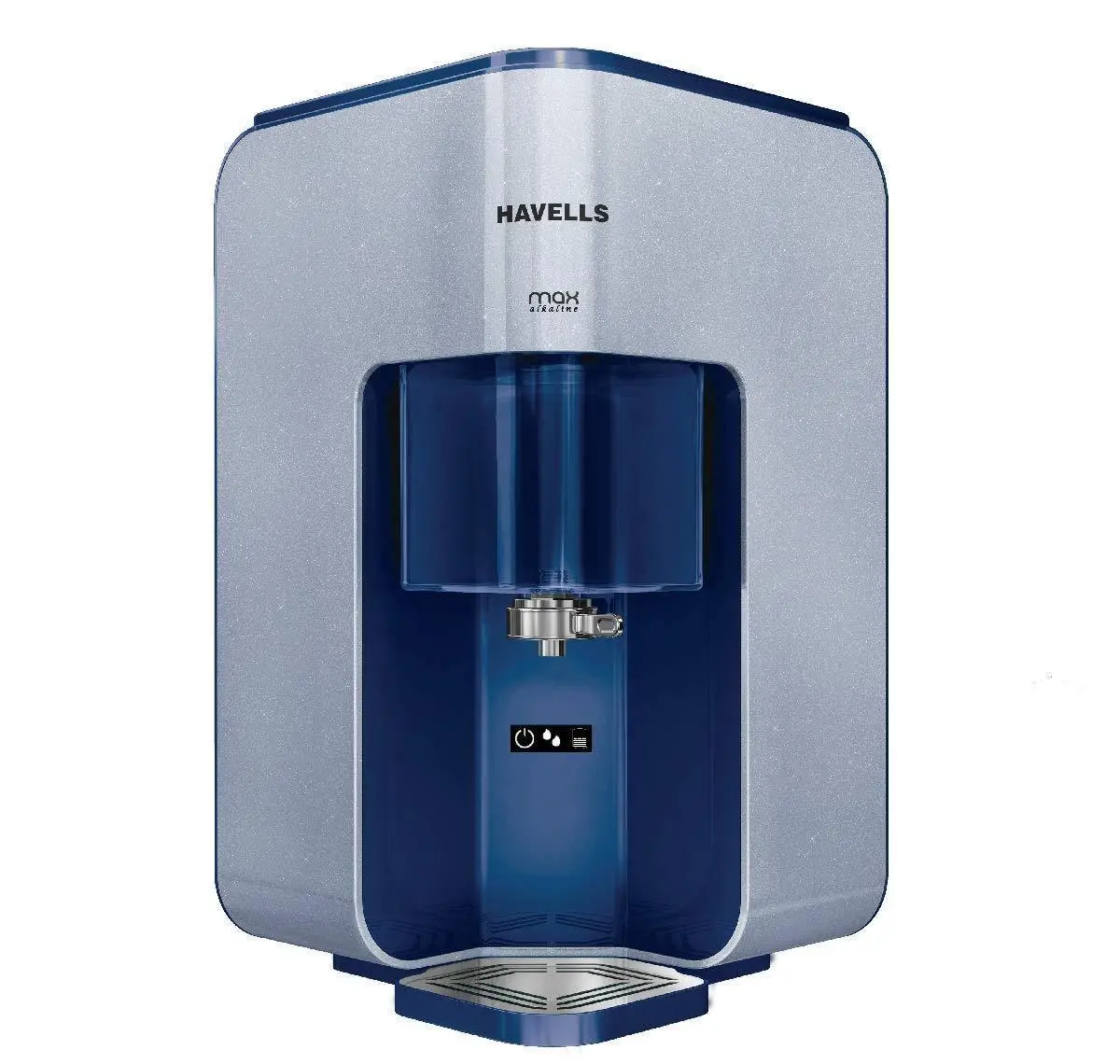 Havells Max Alkaline 7-Liter Ro+Uv Water Purifier (Blue/White) 1