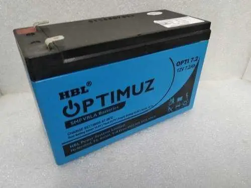 Hbl Optimuz Smf Vrla Solar Battery 12V 7Ah Ups Rechargeable Battery - Premium Quality Product 1