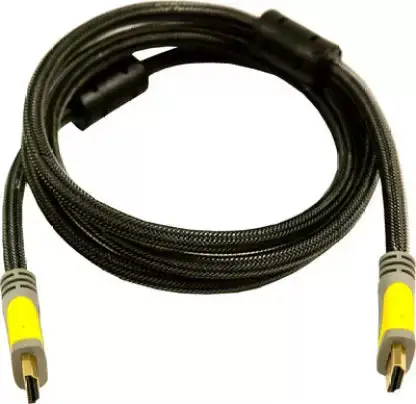 Maxicom Hdmi Cable 5 M Hdmi Cable Compatible With Mobile, Laptop, Tablet, Mp3, Gaming Device, Black, One Cable 1