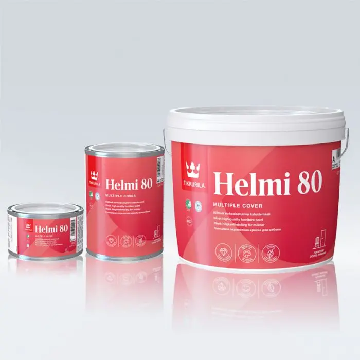 Tikkurila Helmi 80 Water-Based Gloss For Woodwork - Colour Match 3