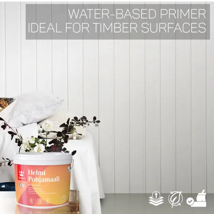 Tikkurila Helmi Water-Based Primer For Woodwork - Colour Match 1