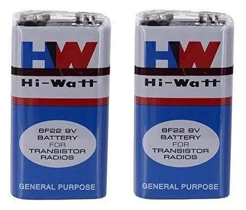 Hi-Watt Hw 9V Battery Cell For Science Projects (Set Of 2 Pcs) 1