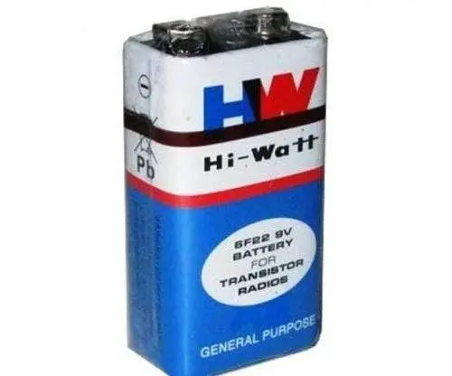 Hi-Watt Hw 9V Battery Cell For Science Projects (Set Of 10 Pcs) 1